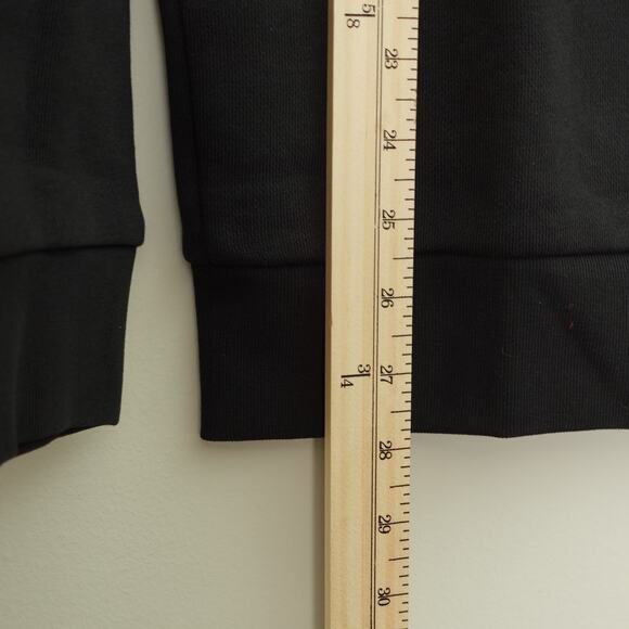 NWT Adidas Originals Sweater Essential Fleece Crew Pullover Black Size Unisex S - Picture 7 of 7